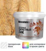 Лак паркетный Akvateks акриловый матовый бесцветный 2.5 л