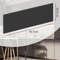 Фасад для кухонного ящика София грей 79.7x25.3 см Delinia ID ЛДСП цвет серый