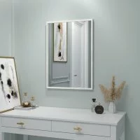 Зеркало декоративное Inspire Вега прямоугольное 50x70 см цвет белый антик