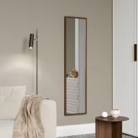 Зеркало декоративное Inspire Вега прямоугольное 30x120 см цвет орех