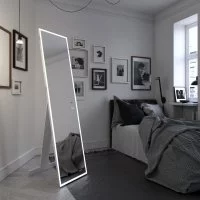 Зеркало декоративное Inspire Modal Led прямоугольное 45x175 см цвет белый