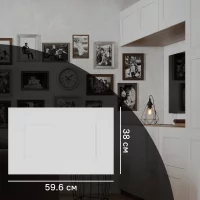 Дверь для шкафа Лион Реймс 59.6x38x1.6 см ЛДСП цвет белый