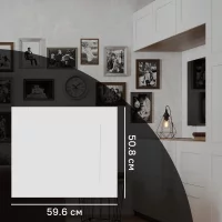 Дверь для шкафа Лион Реймс 59.6x50.8x1.6 см ЛДСП цвет белый