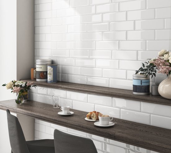Плитка настенная Kerama Marazzi Аккорд 8.5x28.5 см 0.97 м² глянцевая цвет белый