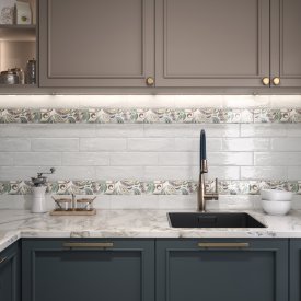 Плитка настенная Kerama Marazzi Монпарнас 8.5x28.5 см 1.07 м² глянцевая цвет белый