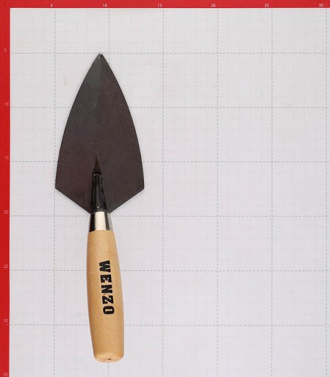 Кельма штукатура Hesler/Wenzo 160 мм с деревянной ручкой