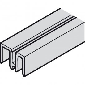 Алюминиевый направляющий профиль Hafele Slido F-Line41