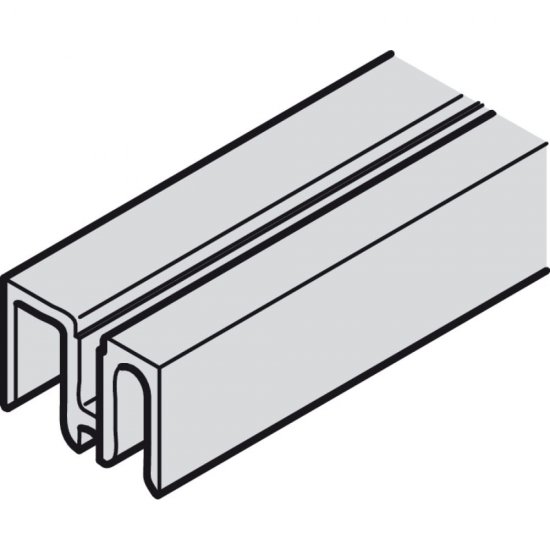 Алюминиевый направляющий профиль Hafele Slido F-Line41