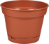 Горшок цветочный Idi Land Mint ø150 h11.3 см v1.2 л пластик терракотовый