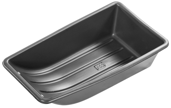 Сани-волокуши с люверсами п/эт 100x52x26см черные С-3