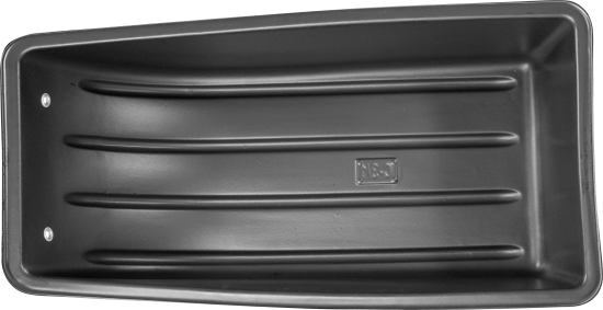 Сани-волокуши с люверсами п/эт 100x52x26см черные С-3