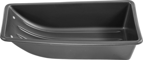 Сани-волокуши с люверсами п/эт 100x52x26см черные С-3