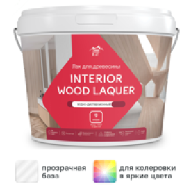 Лак для мебели акриловый Parade Interior Wood Laquer цвет прозрачный глянцевый 9 л