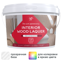 Лак для мебели акриловый Parade Interior Wood Laquer цвет прозрачный матовый 2.5 л