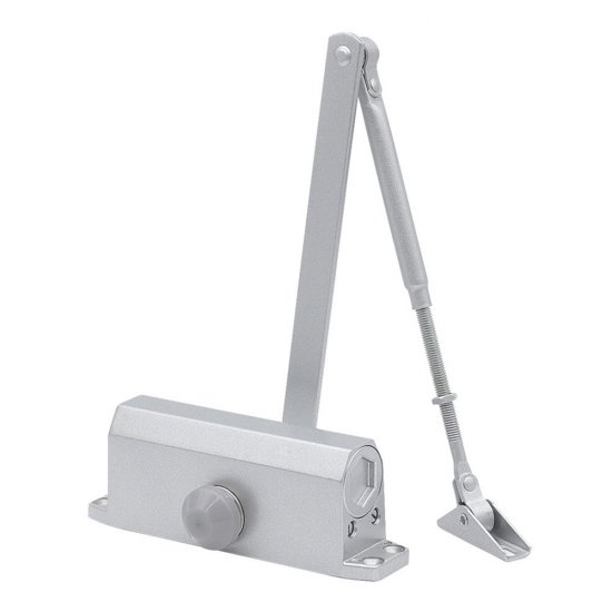 Доводчик дверной Corsa Deco (15-25 кг) серебро