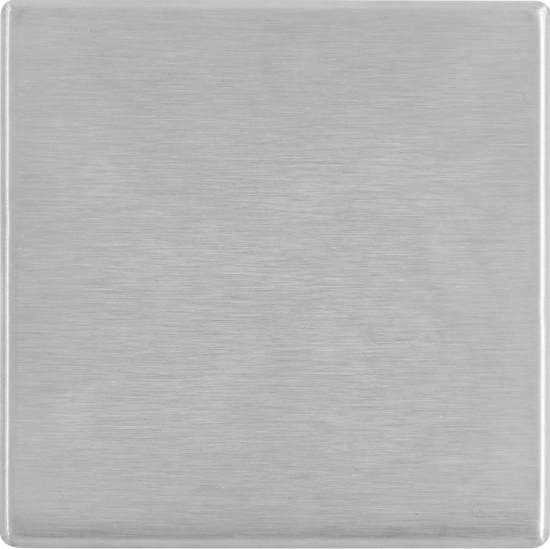 Решетка для трапа Ани Пласт 100x100 мм перфорированная нержавеющая сталь