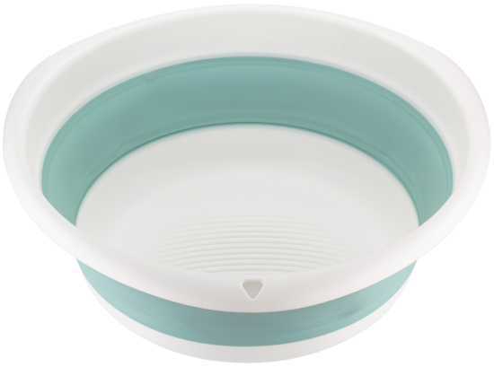 Таз складной Idea Флекс круглый 10 л полипропилен цвет тиффани