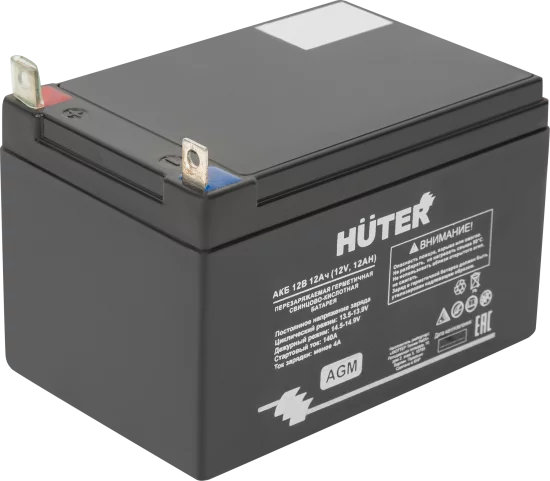 Аккумулятор Huter 64/1/23, 12 В 12 Ач