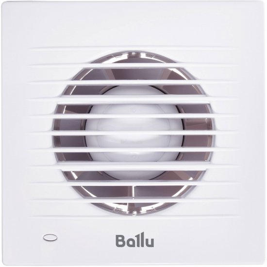 Вентилятор осевой вытяжной Ballu BAF-FW-120 D120 мм 33 дБ 190 м3/ч обратный клапан цвет белый