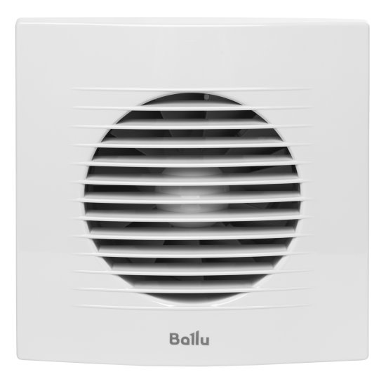 Вентилятор осевой вытяжной Ballu BAF-FW-120 D120 мм 33 дБ 190 м3/ч обратный клапан цвет белый