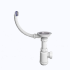 Мойка для кухни врезная с крылом Delinia LM1 78x50 см глубина чаши 20 см кварц цвет черный