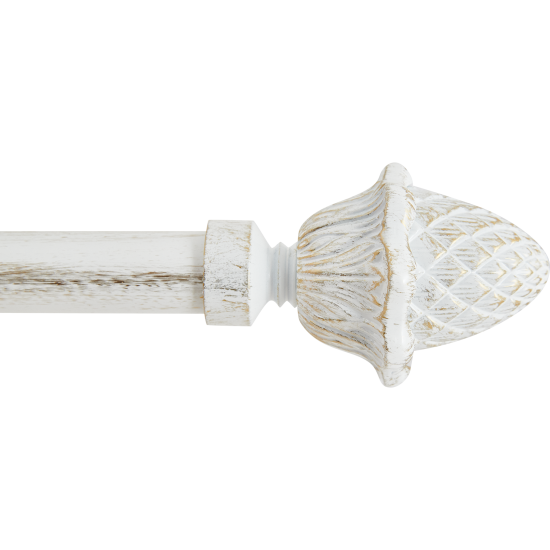 Наконечник Орех Inspire алюминий цвет белый классик D20 мм