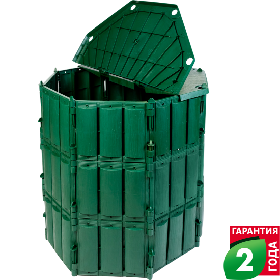 Компостер Geolia 600 л с крышкой без дна