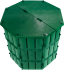 Компостер Geolia 600 л с крышкой без дна