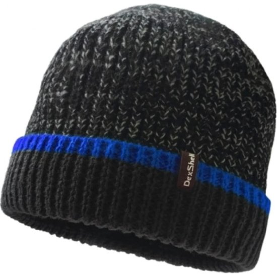 Водонепроницаемая шапка DexShell Cuffed Beanie, DH353BLU