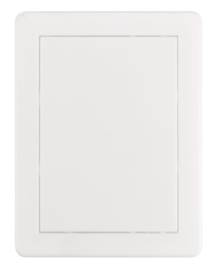 Люк ревизионный нажимной Equation пластик цвет белый 15x20 см