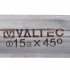Отвод Valtec (VTi.955.I.451515) d15 мм 45° безраструбный нержавеющая сталь