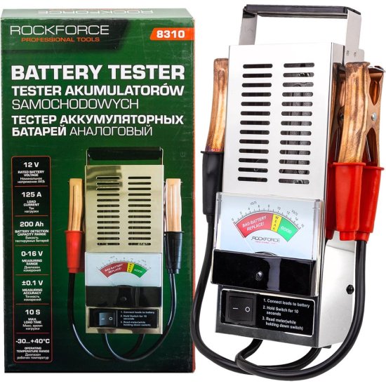 Аналоговый тестер аккумуляторных батарей Rockforce RF-8310(17788)