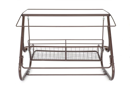 Качели садовые Greengard Сиена 3-х местные до 400 кг бежевый