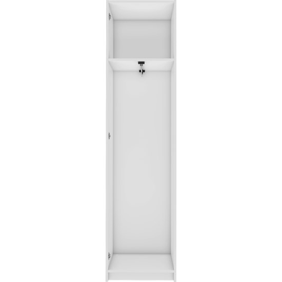 Шкаф распашной Турин Лайт с 1 дверью 50x200.6x37.2 см ЛДСП цвет белый