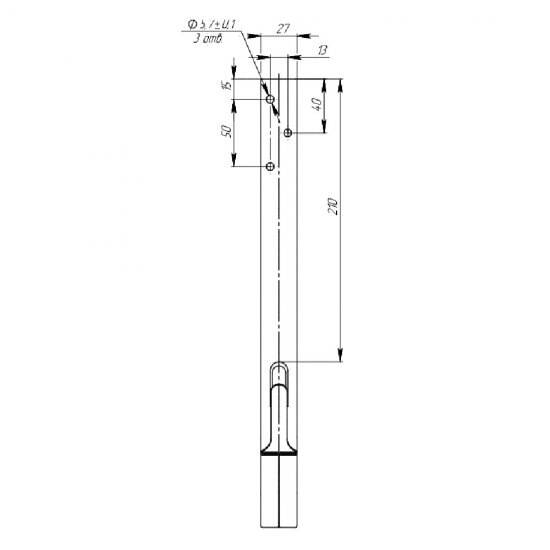 Кронштейн желоба Grand Line металлический d125 мм 210 мм коричневый RAL 8017