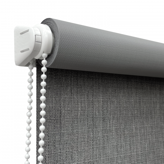 Штора рулонная блэкаут Импульс 70x175 см цвет темно-серый
