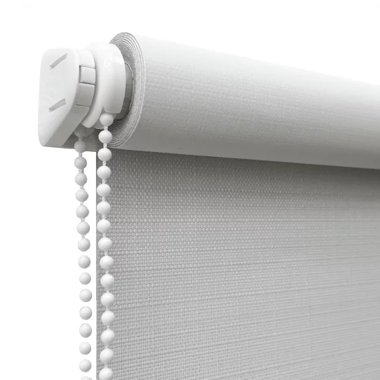 Штора рулонная блэкаут Импульс 80x175 см цвет белый