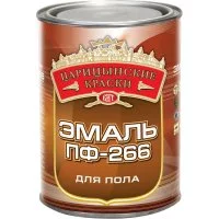 Эмаль для пола Царицынские краски ПФ 266, красно-коричневый, 0.8 кг