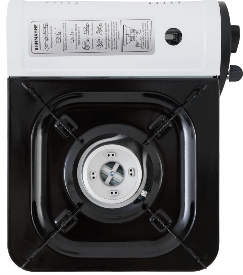 Плита газовая портативная TurboJet TJ300G-B, 1 конфорка, 34x28 см, цвет белый