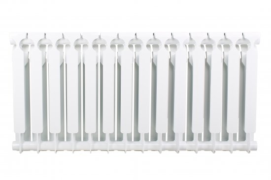 Радиатор секционный Equation Bimetal 500/80 14 секций боковое подключение биметалл белый