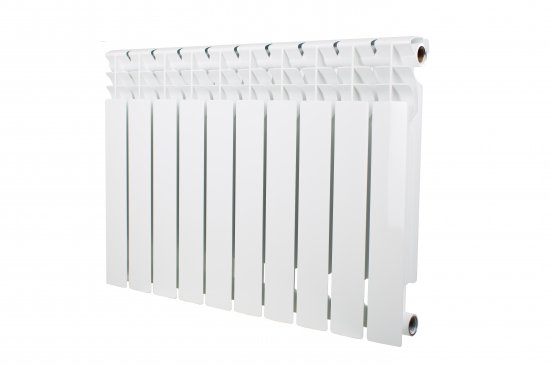 Радиатор секционный Equation Bimetal 500/80 10 секций боковое подключение биметалл белый