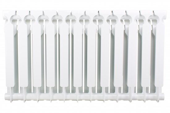 Радиатор секционный Equation Bimetal 500/80 12 секций боковое подключение биметалл белый