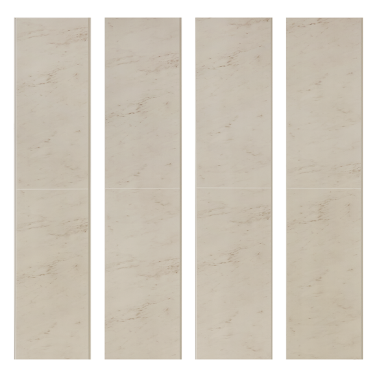 Стеновая панель ПВХ Artens Каррара 1200x250x10 мм 1.2 м² 4шт