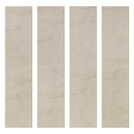 Стеновая панель ПВХ Artens Каррара 1200x250x10 мм 1.2 м² 4шт