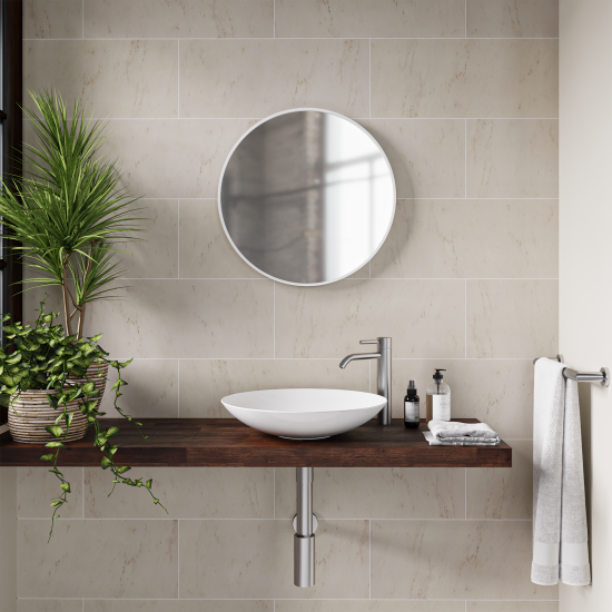 Стеновая панель ПВХ Artens Каррара 1200x250x10 мм 1.2 м² 4шт