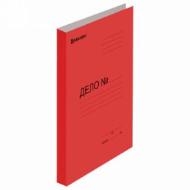 Картонный мелованный скоросшиватель BRAUBERG 124575