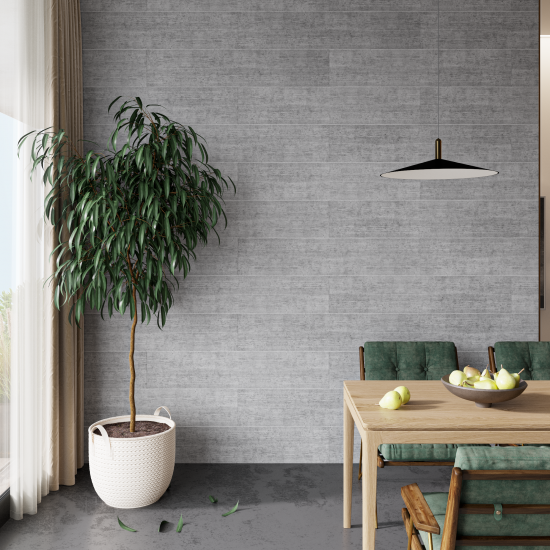 Стеновая панель ПВХ Artens Колорадо серый 1200x250x10 мм 1.2 м² 4шт