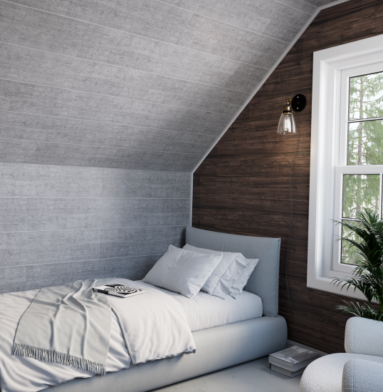 Стеновая панель ПВХ Artens Колорадо серый 1200x250x10 мм 1.2 м² 4шт