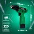 Дрель-шуруповерт аккумуляторная Oasis Eco AV-12, 12 В Li-ion 1.3 Ач