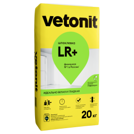 Шпаклёвка полимерная финишная Vetonit LR+ 20 кг